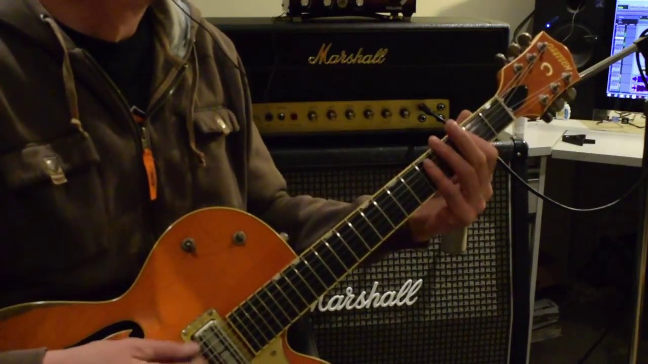 AC/DC "Night Prowler" Cover using Vintage Marshall 1968 JMP Plexi