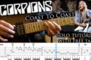 Scorpions - Coast To Coast guitar solo lesson (with tablatures and backing tracks)