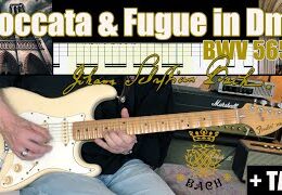 Toccata & Fugue in Dm BWV 565 (COMPLETE Cover + TAB) - J.S. BACH ⛪️ 🎹 🔥